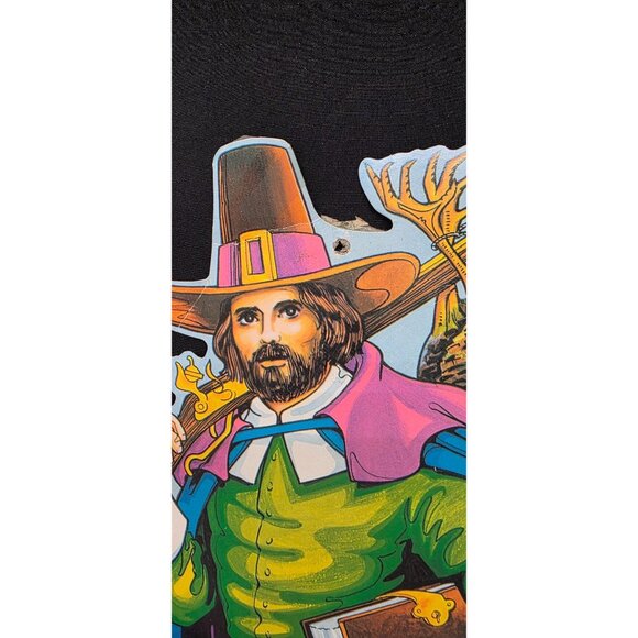 Vintage 1970s Beistle Co Thanksgiving Pilgrim Turkey Die Cuts - Picture 8 of 16